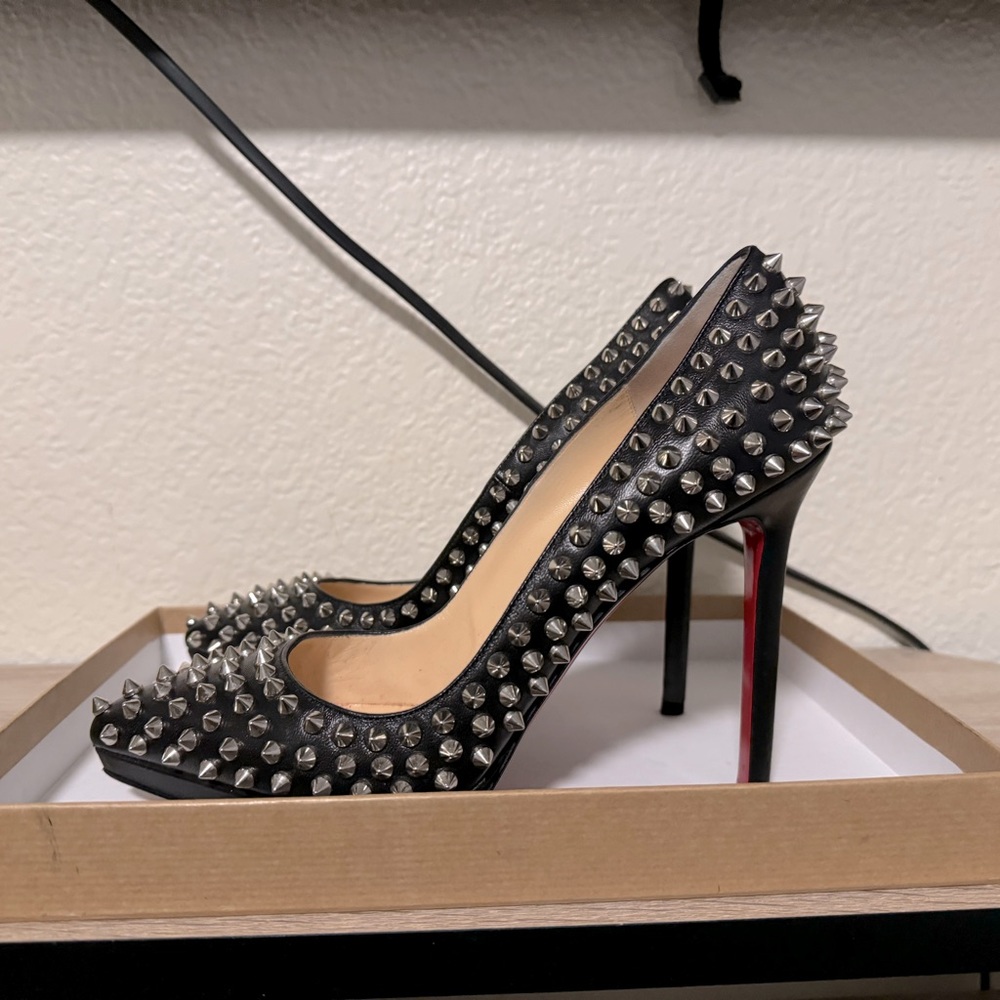 Christian Louboutin Pigaelle Spikes Pumps